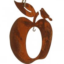 Deco fogas fém alma körte patinás dekoráció 23/24cm 2db