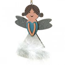 tételeket Karácsonyi díszfigurák Karácsonyfadíszek fa 14,5x10cm 6db