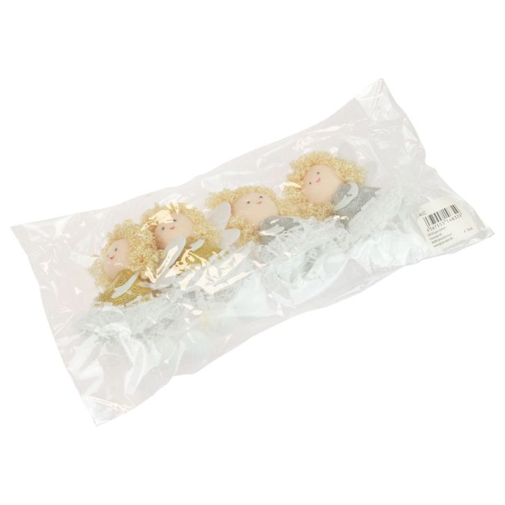 tételeket Angyal medálfa dekoráció Karácsonyi dekoráció H13,5cm 4 db