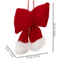 tételeket Flanelből készült szövetmasni plüss szegéllyel, akasztásra, 15 cm