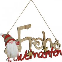Fabetűs Merry Christmas Ablakdísz Gnome 2db