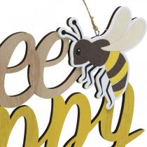 tételeket Dísztábla méh "Bee Happy" nyári dekoráció fa 31×18cm 2db