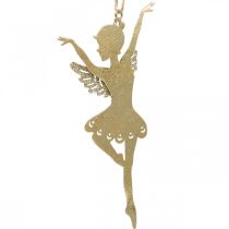 tételeket Elf dekoráció Karácsonyi dekoráció függő medálhoz arany 4db