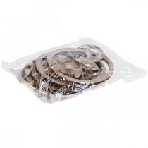 tételeket Dekoratív medál fa húsvéti dekorációs nyuszi tojásban 9×1,5×23cm 6 db