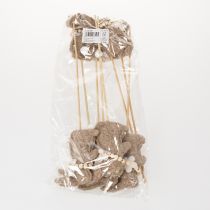 tételeket Húsvéti nyuszi díszfigura tavaszi dekorációhoz és ünnepi kiegészítőkhöz, 42 cm, 8 darabos