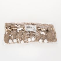 tételeket Húsvéti nyuszi függő dekoráció, ideális dekorációs kiegészítő ablakdíszítéshez, 14 cm, 8 darab