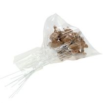 tételeket Nyuszi dróttal barna 4cm - 6cm 12 db