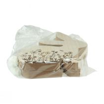 tételeket Nyuszi fa ülővirágmintás natúr fehér 24×24cm 2 db