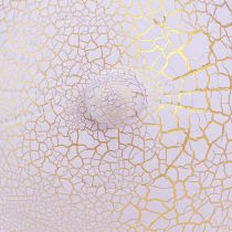 tételeket Nyúlfej húsvéti nyuszi rózsaszín arany craquelure színben 16,5x16x40 cm