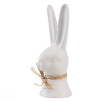 tételeket Nyúlfej dekoráció Húsvéti nyuszi fehér nyúl kerámia 17cm