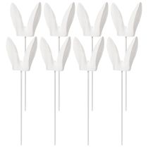 tételeket Nyuszifülek ünnepi húsvéti ünnepségekre és dekorációkra, 28 cm, 8 darab