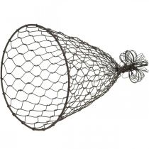 tételeket Drótbúra, díszcsengő, fémrács Barna H25cm Ø16cm