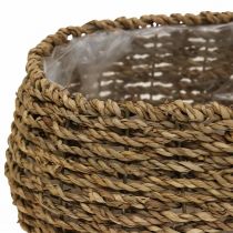 tételeket Növénykosár fogantyús kosár virágkosár L23/35cm 2 db-os készlet