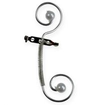 tételeket Gyöngyös esküvői kitűző, ezüst 8cm 24 db