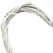 tételeket Szív akasztani fehér 10cm 12db