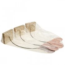 tételeket Asztali dísz szívek esküvői, szív dekoráció fém narancs/lila H40cm 3db