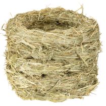 tételeket Széna koszorúk natúr dekoráció 21-22cm 5 db-os készlet DIY koszorú