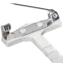 tételeket Esküvői hajtókatűk átlátszó/ezüst 5 cm 50 darab