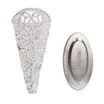 tételeket Esküvői kitűző mágnessel, ezüst 4,5cm