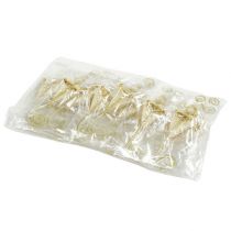 tételeket Esküvői kitűző szívkrémmel 12cm 16 db