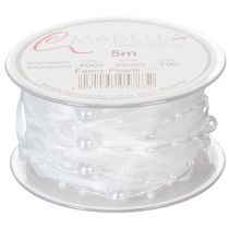 tételeket Esküvői szalag fehér 20mm 5m