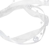 tételeket Esküvői szalag fehér 20mm 5m