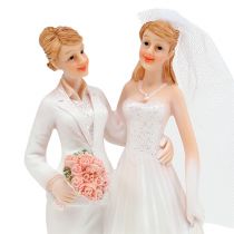 Női esküvői figura pár 17cm
