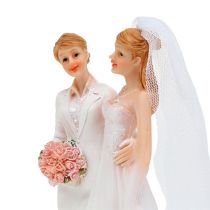 tételeket Női esküvői figura pár 17cm