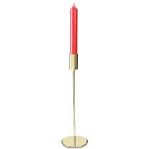 tételeket Magas, kúpos gyertyatartó, arany fém, 27,5 cm, 4 darab