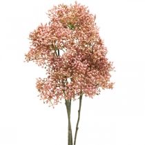 tételeket Bodza mesterséges rózsaszín virágág 52cm 4db