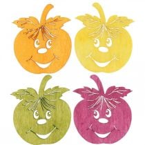 Streudeko nevető alma, őszi, asztaldísz, rák alma narancs, sárga, zöld, rózsaszín H3,5cm Szé4cm 72db