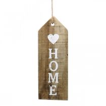 Akasztható ház, fa dekoráció &quot;Home&quot;, dekoratív medál Shabby Chic H28cm