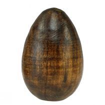 Fa tojások barna mangófa húsvéti tojások fából H8cm 3db