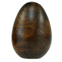 tételeket Fa tojás barna mangófa húsvéti tojás fából H9,5-10cm 2db
