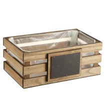 tételeket Fadoboz deszkadoboz növényes dobozzal 40/35/30/25cm 4 db-os készlet