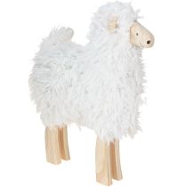 tételeket Fa bárány húsvéti dekoráció bárány fehér natúr 30x4,5x36,5cm
