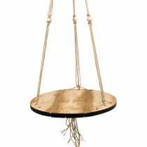 tételeket Növényhinta, virágtálca kötélen, függő kosár makraméval Ø34cm L84cm