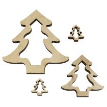tételeket Fa dekoráció Karácsonyfa természet 2cm - 8cm 32db