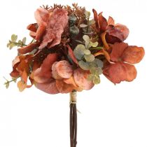 Hortenzia csokor művirág asztaldísz virágdísz 32cm