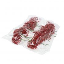 tételeket Hortenzia bimbócsákány 22cm piros 12db