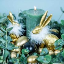 tételeket Csirke tojás arany fújt tojás húsvéti dekoráció 10db