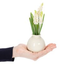 tételeket Elegáns asztaldísz és stílusos megjelenésű jácint művirágváza 20 cm