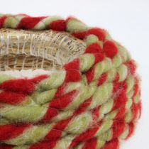 tételeket Gyapjú kanóc 10m sötétpiros