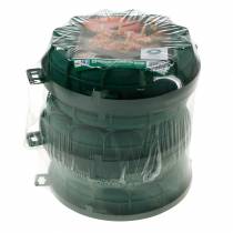 tételeket OASIS® IDEAL Univerzális Gyűrű Virágos Hab Koszorú Zöld H4cm Ø18,5cm 5 db