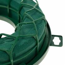 tételeket OASIS® IDEAL univerzális gyűrű virágos hab koszorú zöld H4cm Ø18,5cm 5db