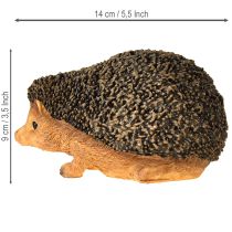 tételeket Sün díszfigura ősz kézzel festett barna 14×9,5×9cm