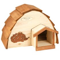 tételeket Hedgehog House Hedgehog Hotel Fenyő Fa etetőállomás Fa 34×18×24cm