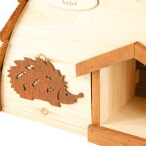 tételeket Hedgehog House Hedgehog Hotel Fenyő Fa etetőállomás Fa 34×18×24cm