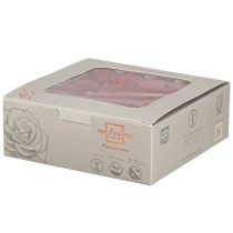 tételeket Infinity Roses valódi virágok mini rózsafejek piros Ø3cm 16 db