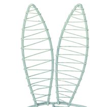 tételeket Drótból készült nyúl, mint nyitott dekorációs tárgy modern tavaszi és húsvéti ötletekhez, 16 cm, 3 darab